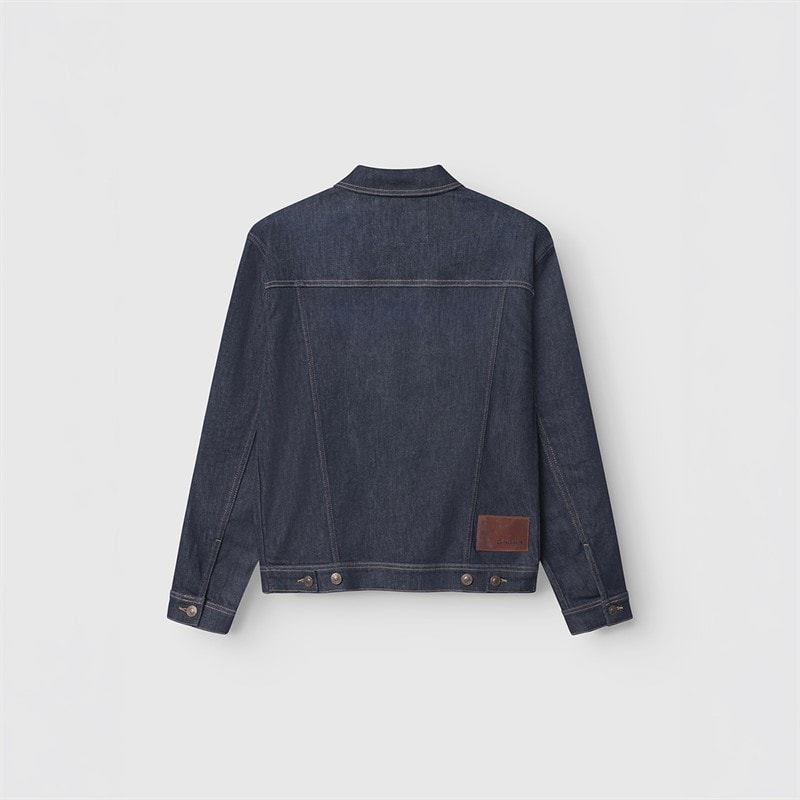 Heren luca self jas Donker Blue Denim - Afbeelding 2