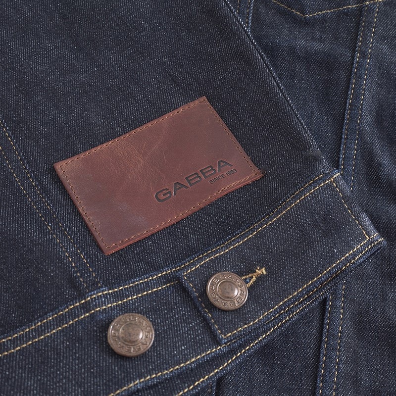 Heren luca self jas Donker Blue Denim - Afbeelding 4