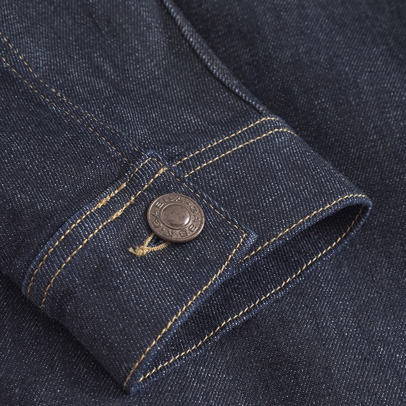 Heren luca self jas Donker Blue Denim - Afbeelding 5