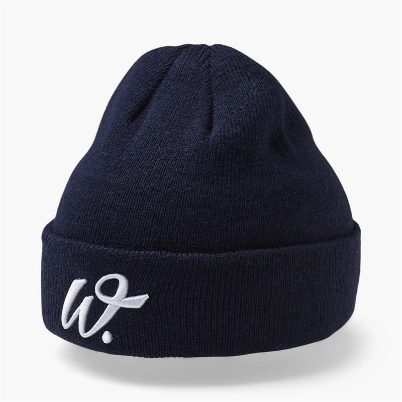 Bonnet jeunesse enfants Marine/Blanc - Image 1