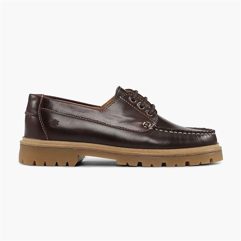 Chaussures Claudine femmes Dark Brown Leather - Image 2