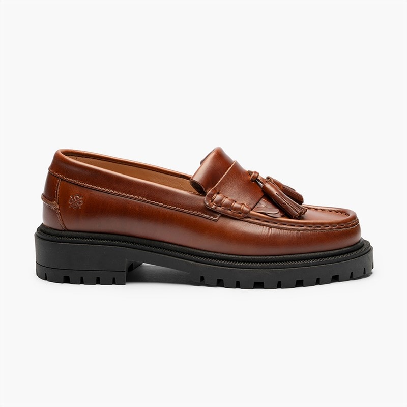 Dames edith loafers Brandy Leather - Afbeelding 2