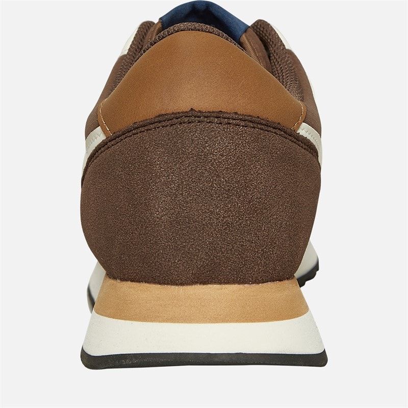Mężczyźni retro buty sportowe sandiego II Brązowy – zdjęcie  3