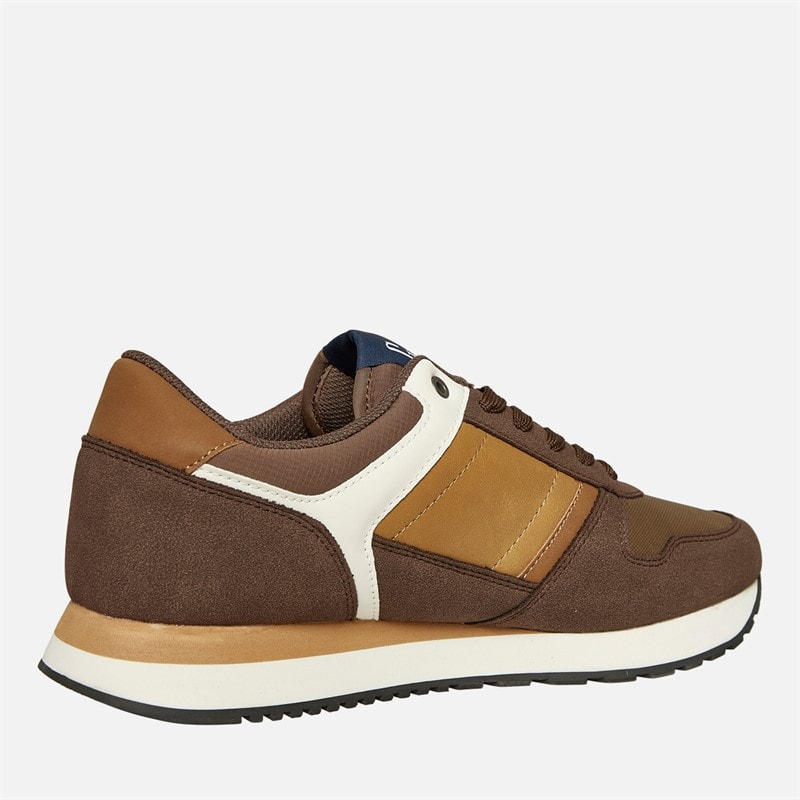 Mężczyźni retro buty sportowe sandiego II Brązowy – zdjęcie  5