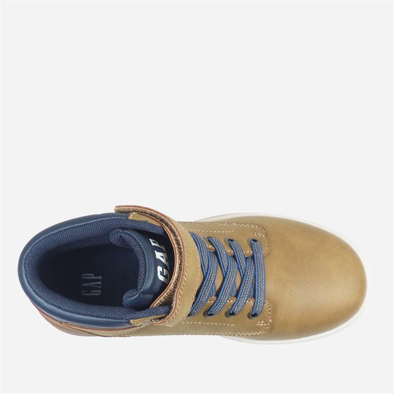 GAP Chłopcy buty treningowe travis mid - Camel/Navy – zdjęcie  4