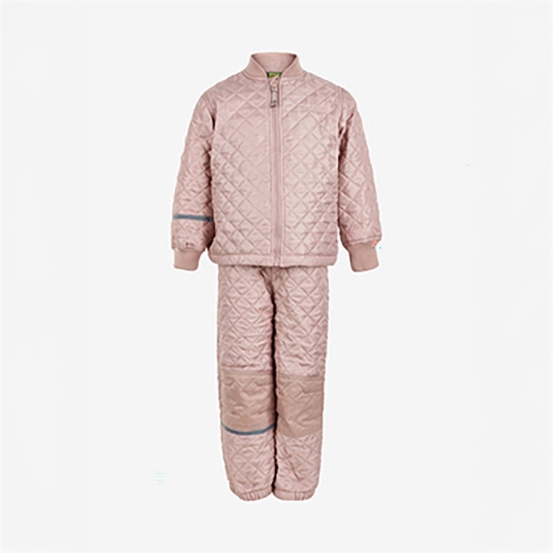Celavi Ensemble thermique basique uni enfants - Misty Rose