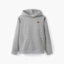 Mężczyźni bluza z kapturem z nadrukiem serca z przodu Grey Melange
