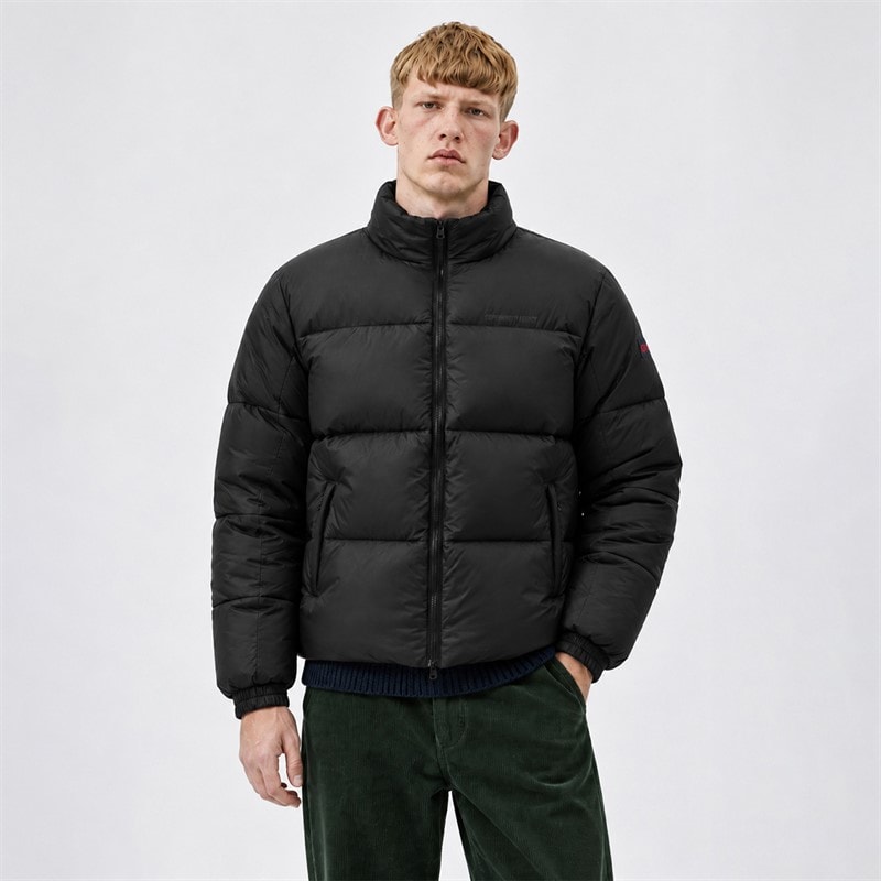Herren - Wattierte Jacke Schwarz - Bild 1