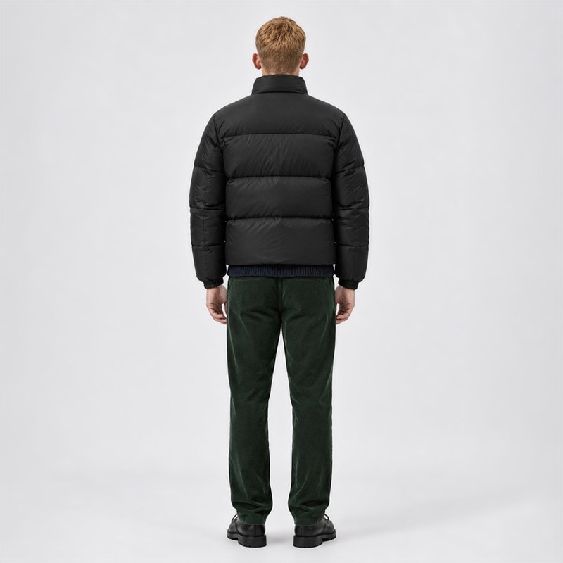 Herren - Wattierte Jacke Schwarz - Bild 2