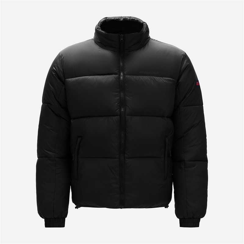 Herren - Wattierte Jacke Schwarz - Bild 3