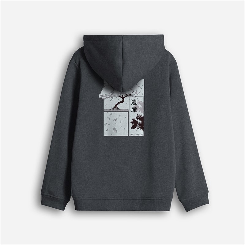Dziecięce bluza z kapturem Charcoal – zdjęcie  2