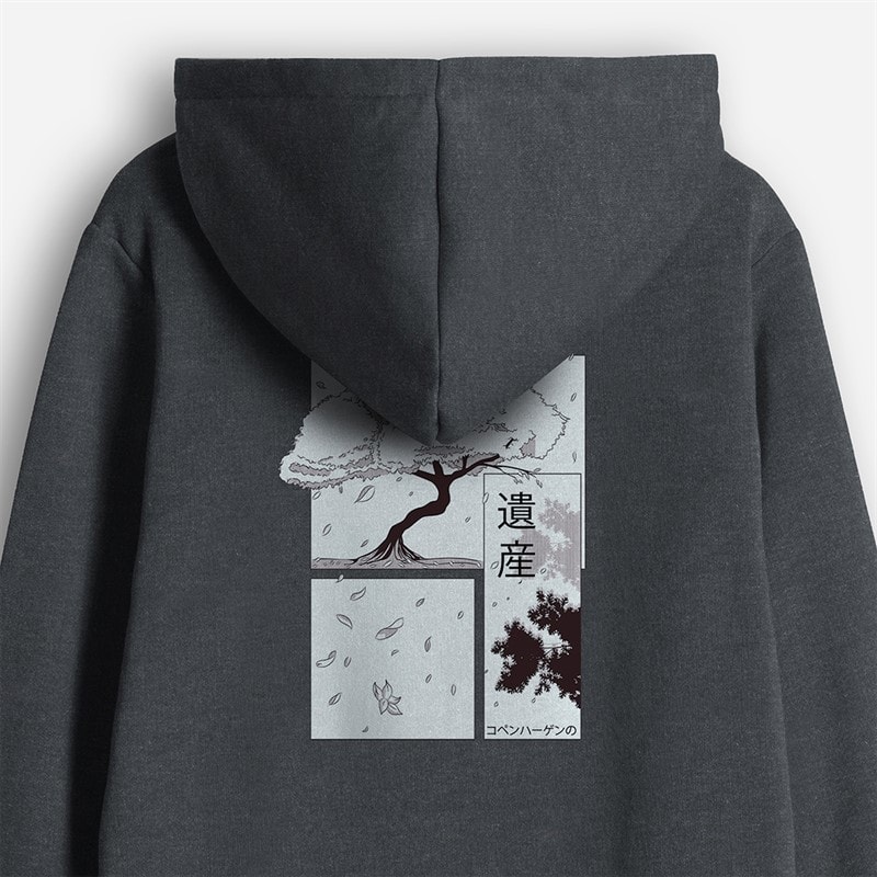 Dziecięce bluza z kapturem Charcoal – zdjęcie  4