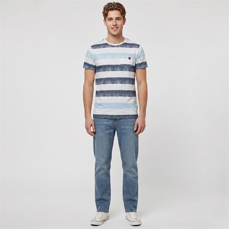 T-shirt Inhernandez hommes Blue Wave - Image 4