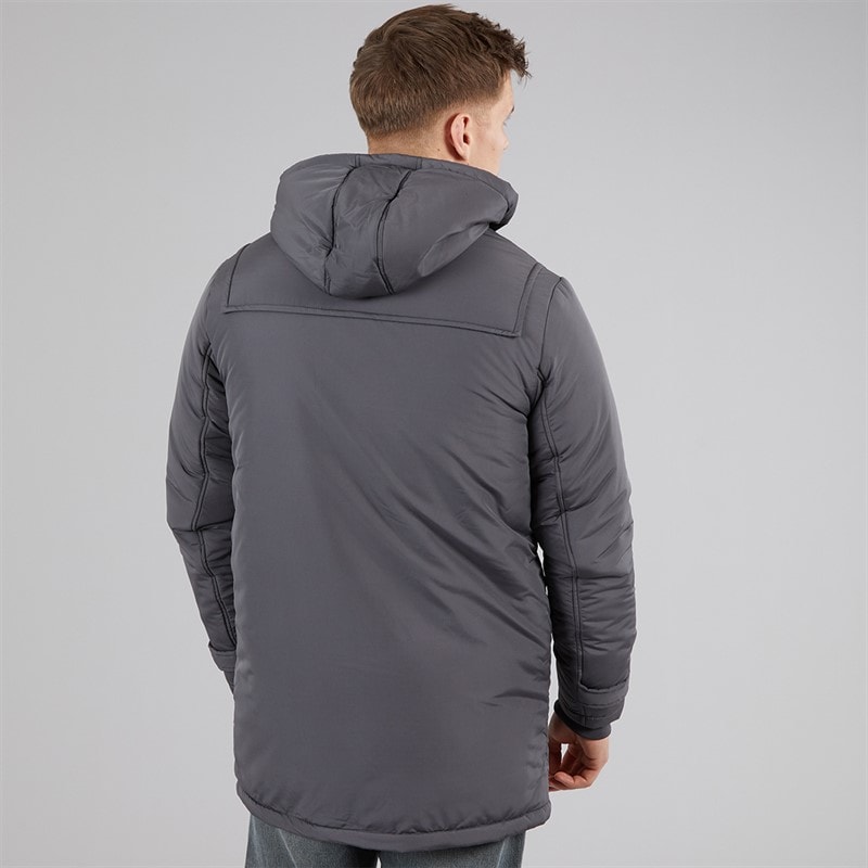 Heren baltico duffelcoat Donkergrijs - Afbeelding 2