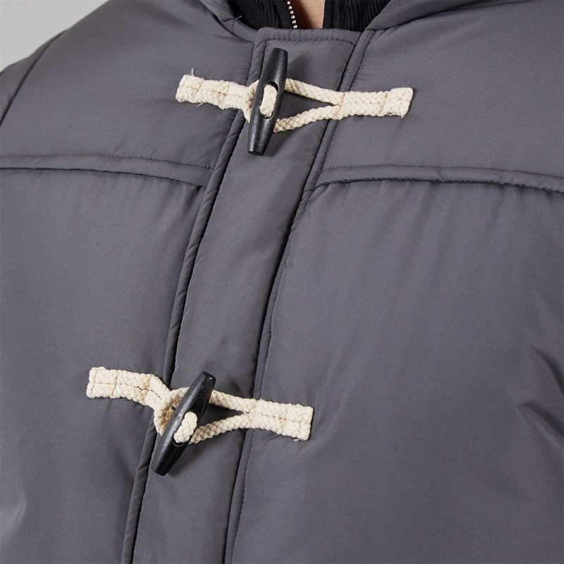 Heren baltico duffelcoat Donkergrijs - Afbeelding 3