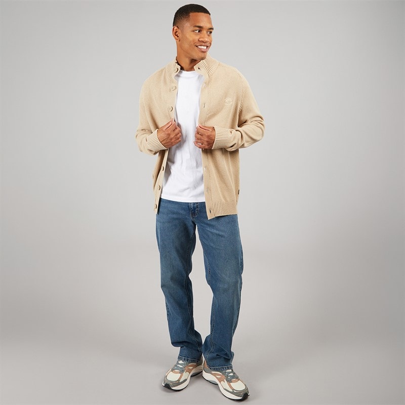 Cardigan tricoté Escobart hommes Irish Cream - Image 4