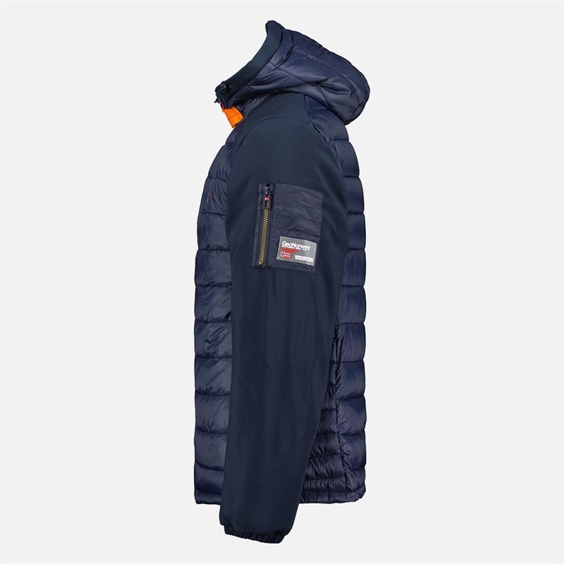 Heren parka jas Navy - Afbeelding 3