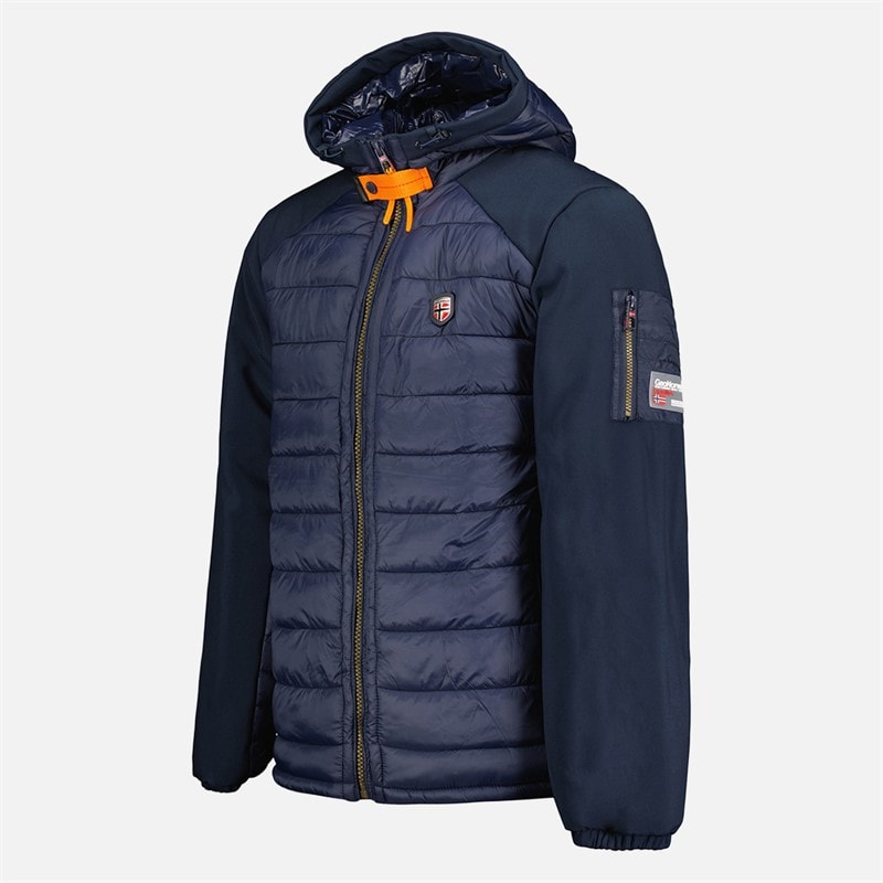 Heren parka jas Navy - Afbeelding 4