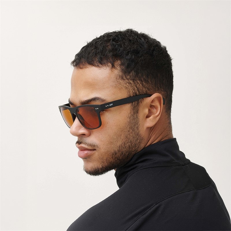 Lunettes de soleil unisexe Noir - Image 4