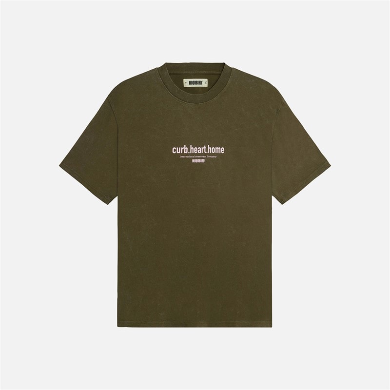 T-shirt Beam Dye Marron foncé - Image 1