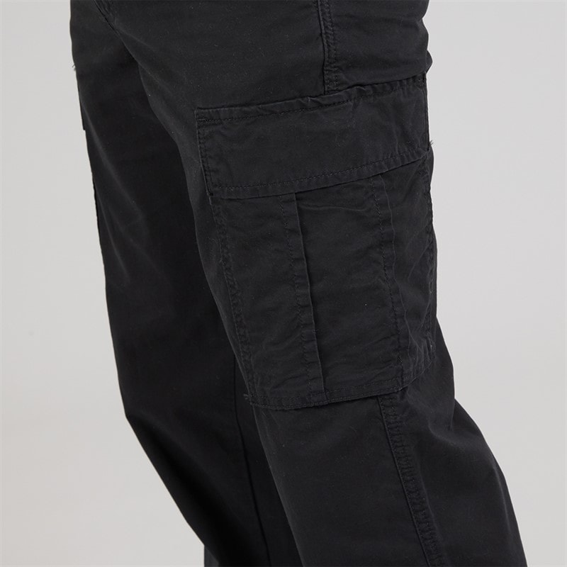 Herren - Carl Locker Geschnittene Cargo-Hose Schwarz - Bild 3