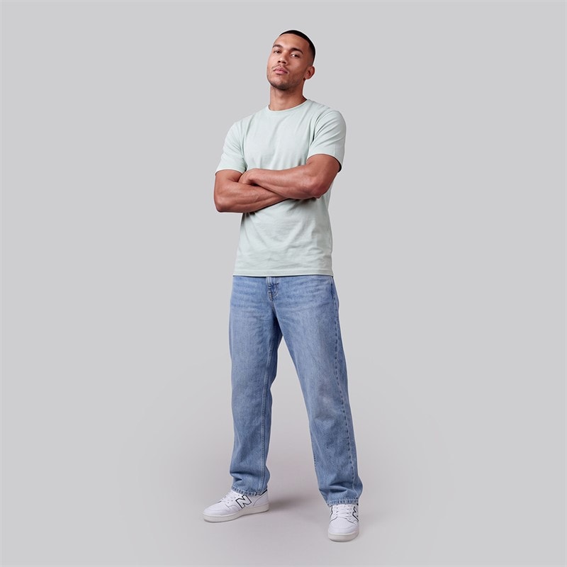 Heren simon t-shirt Aqua Grey - Afbeelding 3