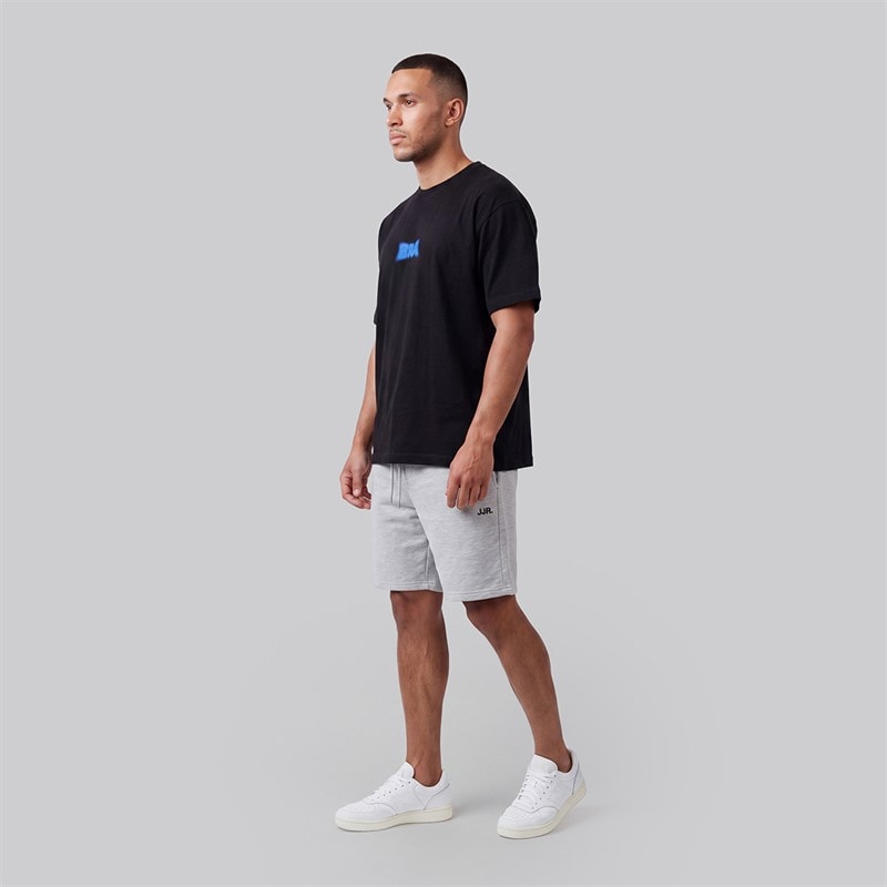 Heren logo sweatshorts Light Grey Melange - Afbeelding 3
