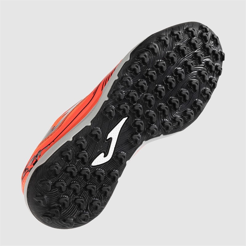 Heren liga 5 25 tf astro turf voetbalschoenen Rood - Afbeelding 2