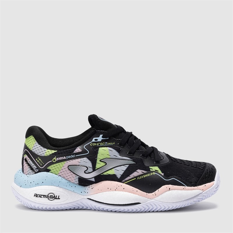 Joma Damen - Smash 25 Padel-Schuhe - Schwarz