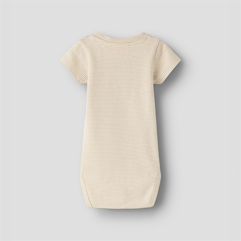 Kinder - Feng Kurzarm-Babygrow Oxford Tan - Bild 2