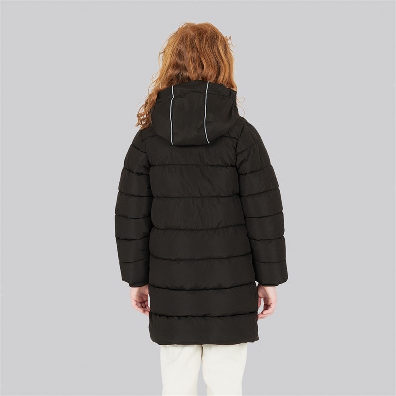 Zig Zag Parka matelassée Luisa filles - 1001 Noir - Image 2