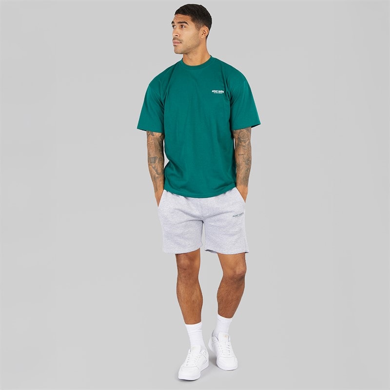 Herren - Creatives Shorts Hellgrau Marl - Bild 4