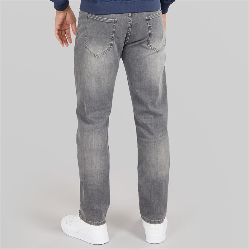 Heren harlow regular fit stretch jeans Grijs - Afbeelding 2