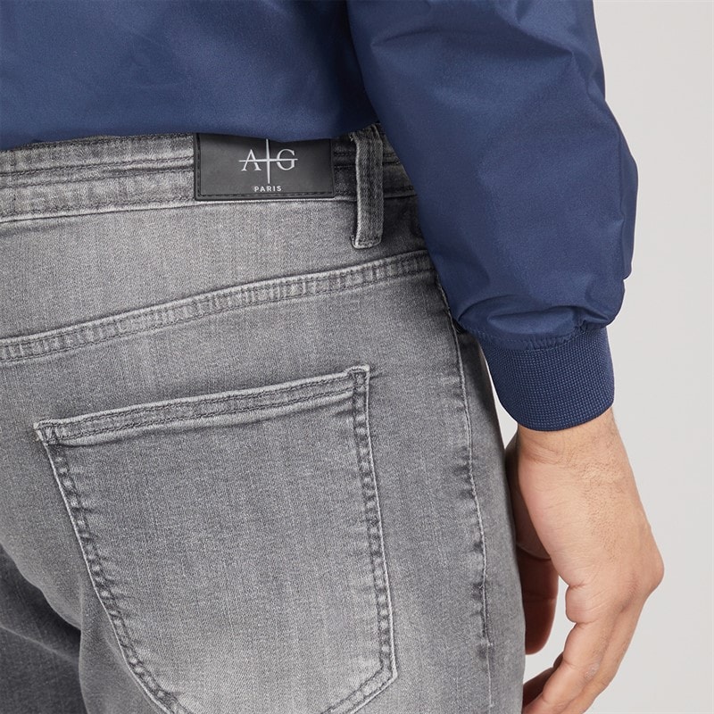 Heren harlow regular fit stretch jeans Grijs - Afbeelding 3