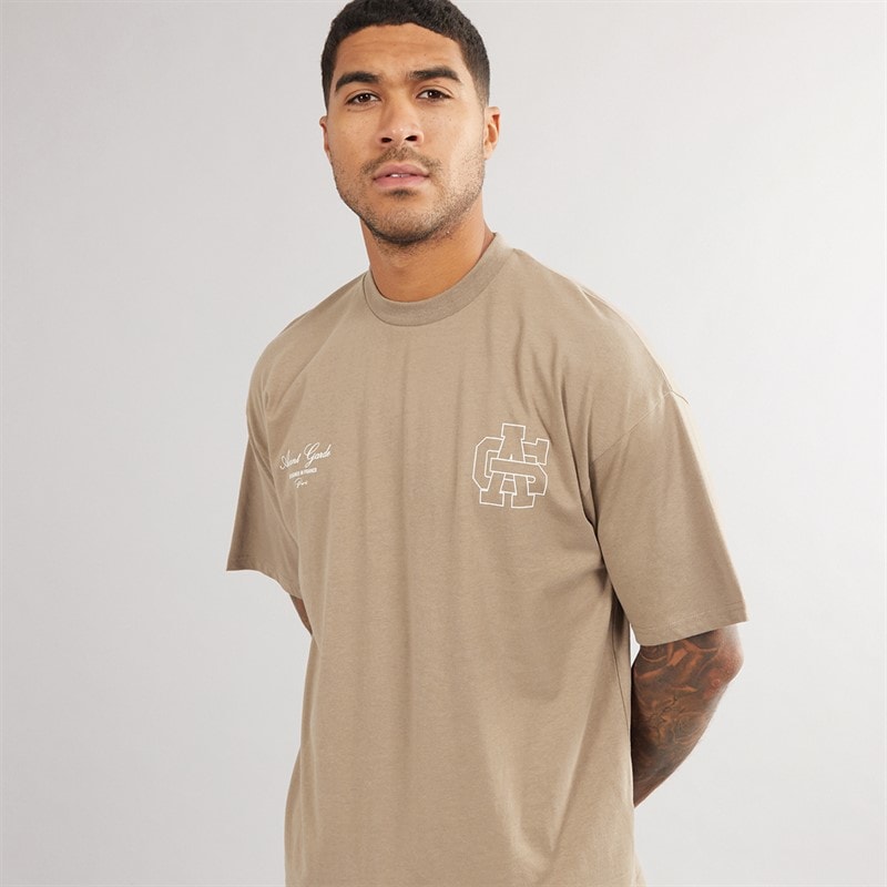 Herren - Emblem T-Shirt Mink - Bild 2
