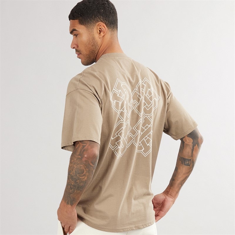 Herren - Emblem T-Shirt Mink - Bild 3