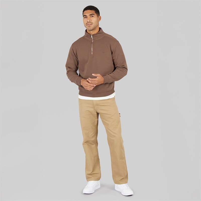 Mężczyźni bluza Vespa z zamkiem 1/4 Mink – zdjęcie  4