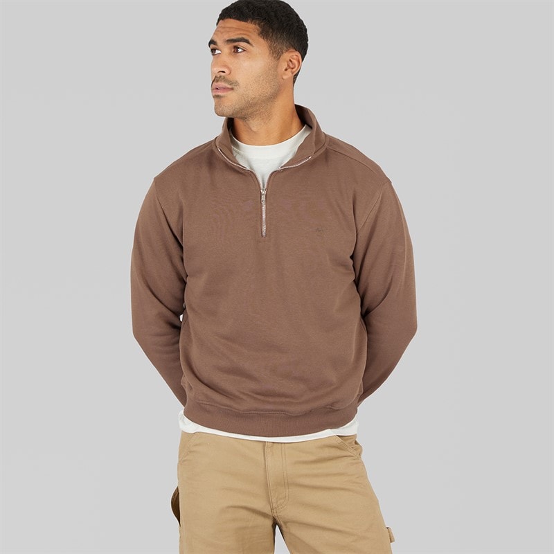 Mężczyźni bluza Vespa z zamkiem 1/4 Mink – zdjęcie  5