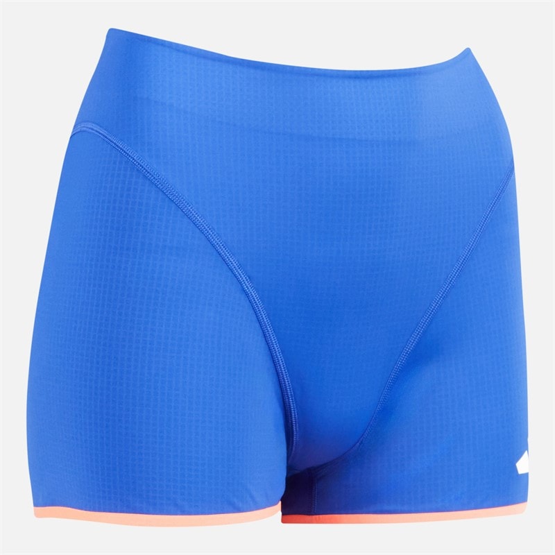adidas Damen - FFR Team France Lauf-Shorts - Semi Lucid Blue - Bild 2