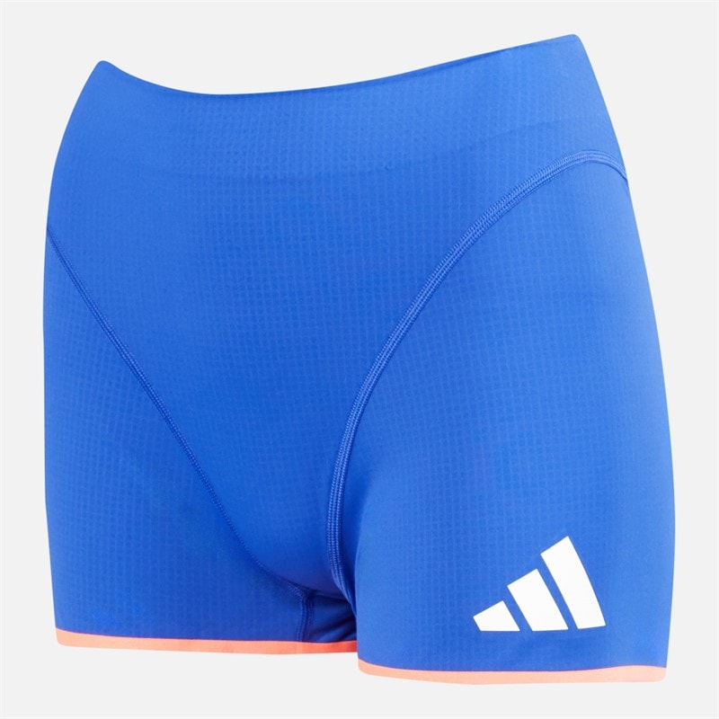 adidas Damen - FFR Team France Lauf-Shorts - Semi Lucid Blue - Bild 4