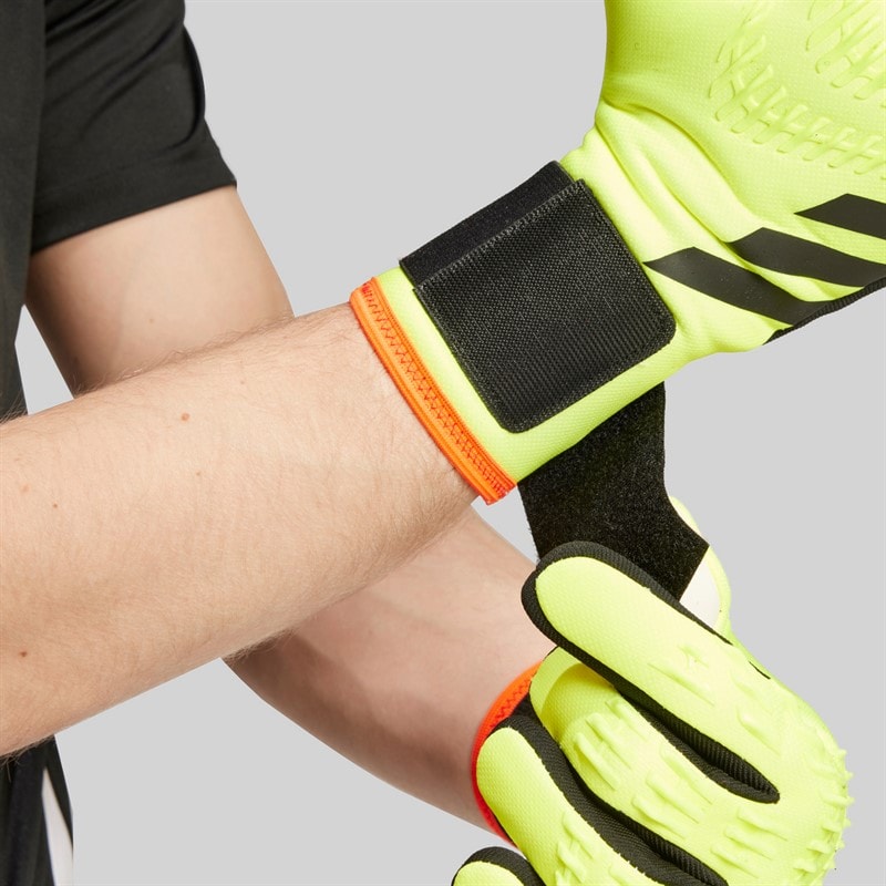 Herren - Predator League Torwart-Handschuhe Solar Gelb/Schwarz/Solar Rot - Bild 2