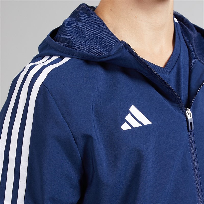 Heren tiro 23 league windbreaker jas Team Navy Blue - Afbeelding 3