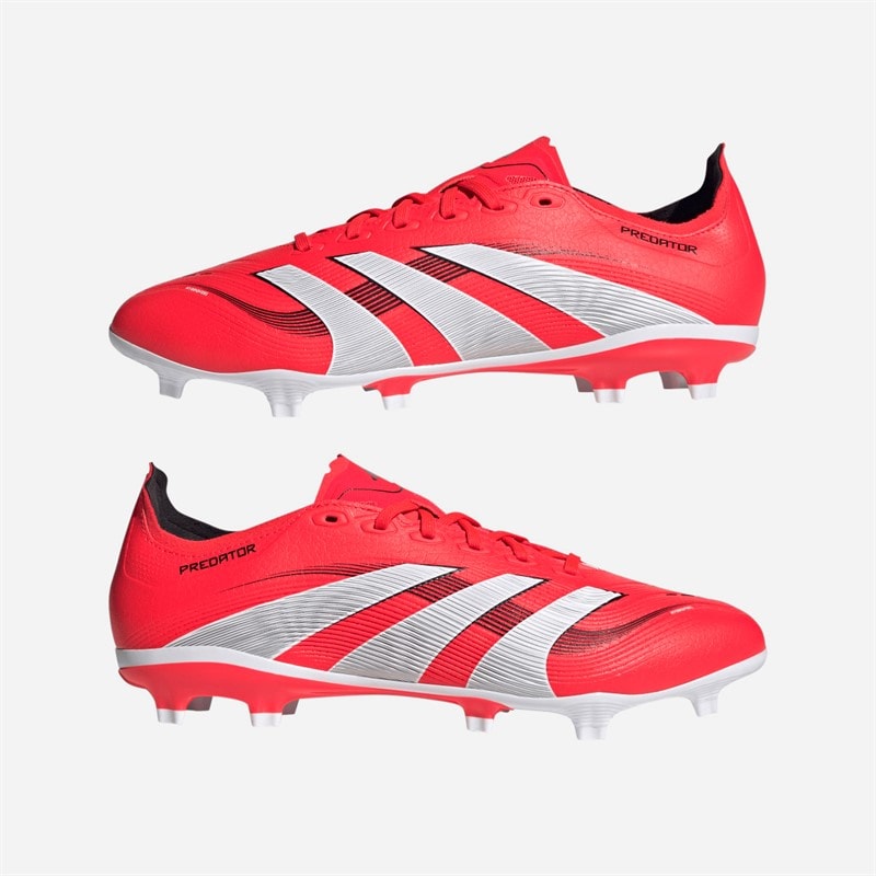 Chaussures de football Predator League FG/MG terrain ferme/multi hommes Lucid Red/Cloud White/Noir de base - Image 1