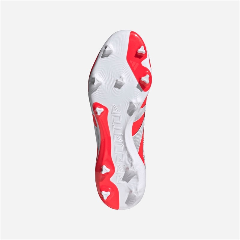 Chaussures de football Predator League FG/MG terrain ferme/multi hommes Lucid Red/Cloud White/Noir de base - Image 2