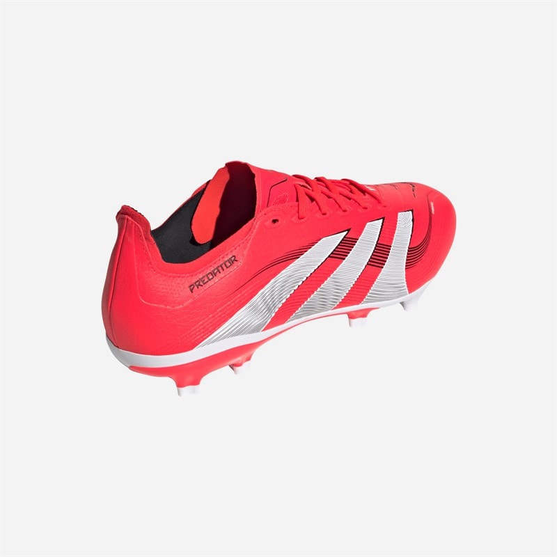 Chaussures de football Predator League FG/MG terrain ferme/multi hommes Lucid Red/Cloud White/Noir de base - Image 3