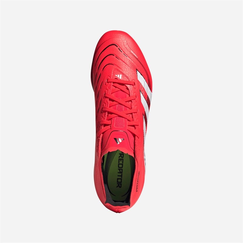 Chaussures de football Predator League FG/MG terrain ferme/multi hommes Lucid Red/Cloud White/Noir de base - Image 4
