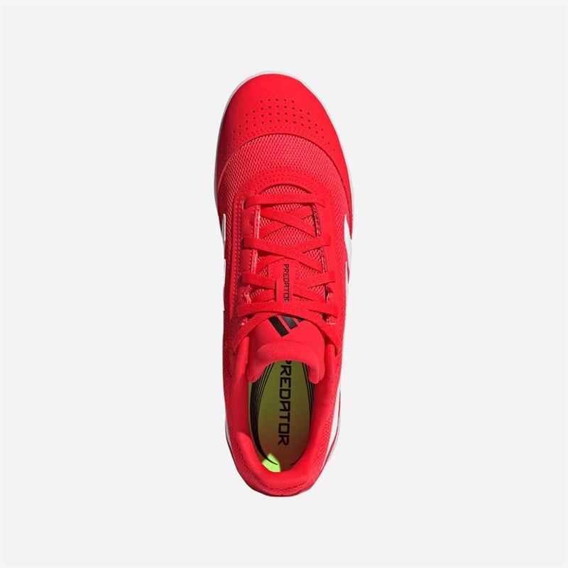 adidas Chaussures de football en salle Predator Club hommes - Lucid Red/Cloud White/Noir de base - Image 4