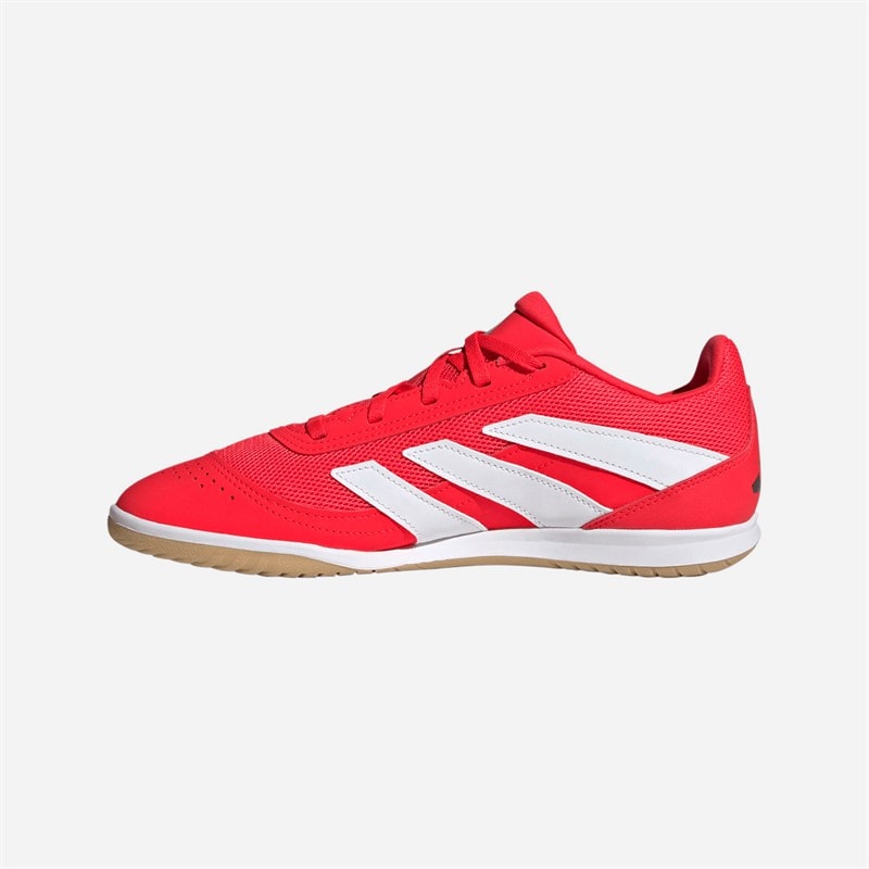 adidas Chaussures de football en salle Predator Club hommes - Lucid Red/Cloud White/Noir de base - Image 5