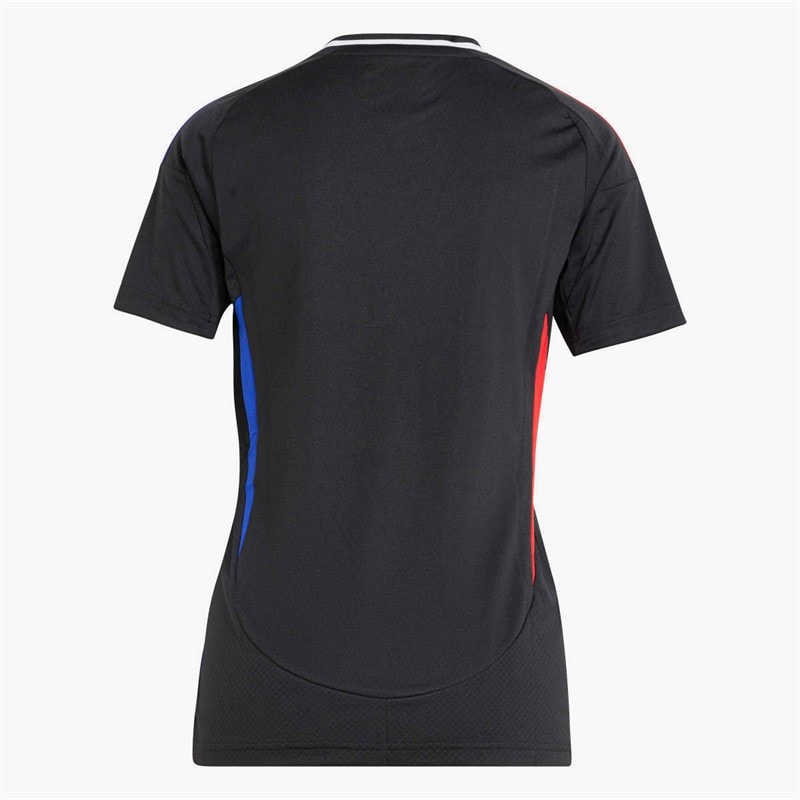 adidas Dames ol olympique lyon 24/25 uitshirt - Zwart - Afbeelding 2