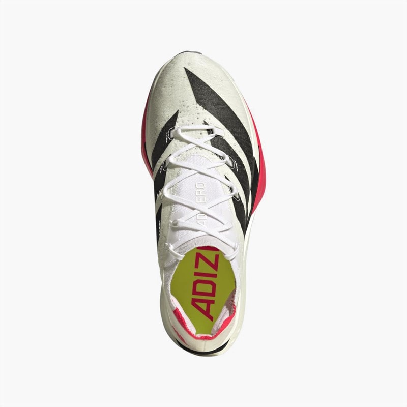 Herren - Adizero Prime X3 Strung Neutrale Laufschuhe Cloud White/Core Schwarz/Lucid Red - Bild 4